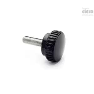ELESA Knurled grip knob-B.193/15 p-M4x10