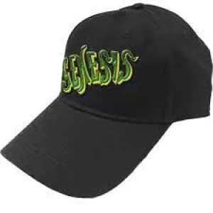 Genesis - Green Classic Logo Mens Baseball Cap - Black