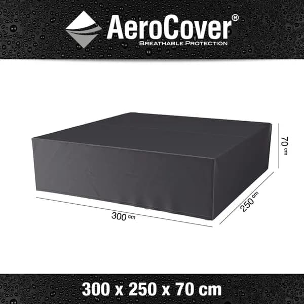 Aerocover Lounge Set Rectangle Cover Grey