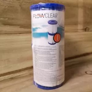 Bestway - 2 x Type I / Type 1 Flow Clear Pool Filter Cartridge (8x9cm)