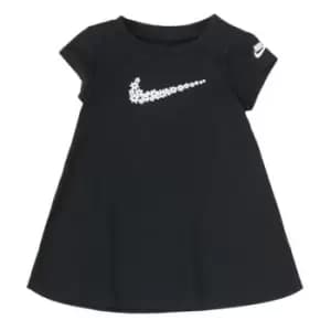 Nike Infant Girls Daisy Swoosh Dress - Black