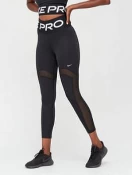 Nike Training Pro Novelty Legging - Black, Size XS, Women