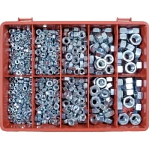 Nuts Steel Metric BZP Kit