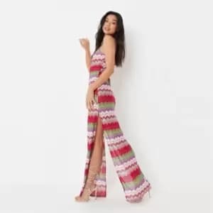 Missguided Tall Crochet Maxi Dress - Multi