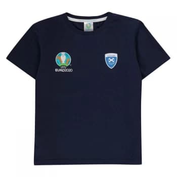 UEFA Euro 2020 Scotland Core T Shirt Junior Boys - Navy