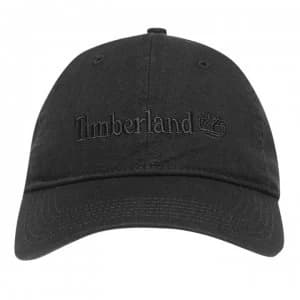 Timberland Cotton Baseball Cap - Black