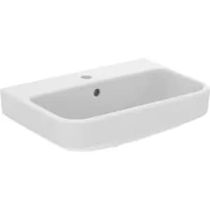 Ideal Standard i. life Compact Basin 55cm 1 Tap Hole in White Ceramic