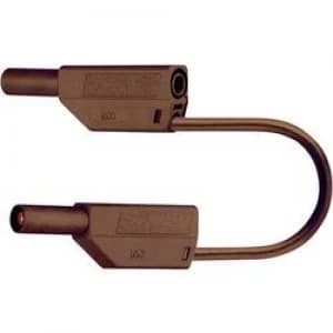 Safety test lead 0.25 m Brown Staeubli SLK425 E
