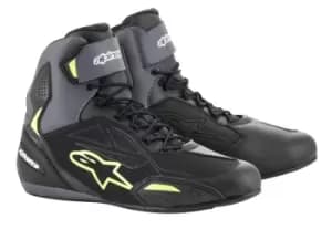 Alpinestars Faster-3 Drystar Black Gray Yellow Fluo US 7.5