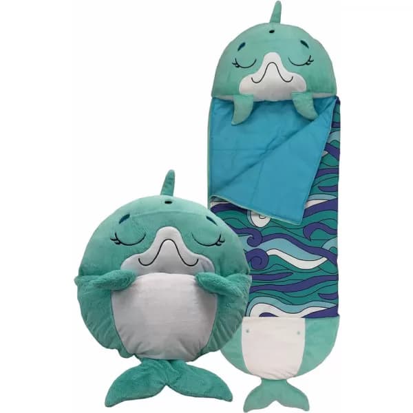 Happy Nappers Blue Disco Dolphin Medium Sleeping Bag