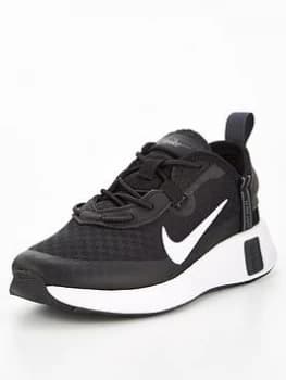 Nike Childrens Reposto Trainer - Black/White, Size 11