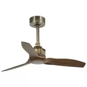 Faro just - Old Gold, Wood Ceiling Fan 81cm Smart - Remote Included