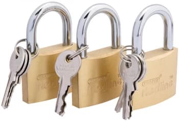 Draper 40mm Padlock Set (3 Piece) 68695