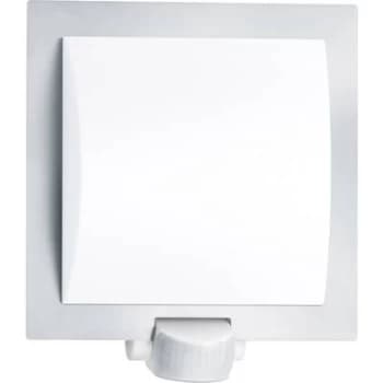 Steinel L20 S 566814 Outdoor wall light (+ motion detector) Energy-saving bulb, LED (monochrome) E-27 60 W Silver