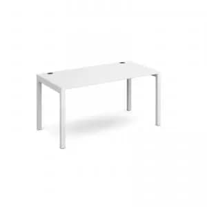 Connex starter unit single 1400mm x 800mm - white frame and white top