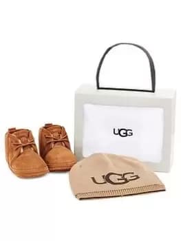 UGG Baby Neumel And Beanie, Chestnut, Size 2-3