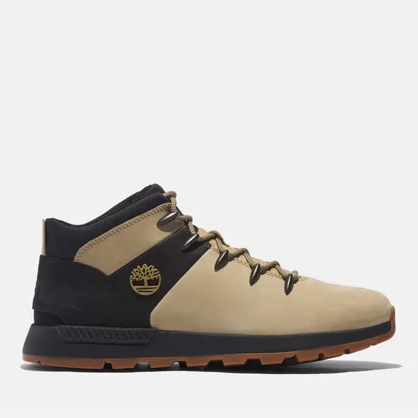 Timberland Mens Sprint Trekker Nubuck Hiking Boots - UK 10 Beige Boots male TB0A6AHZEN71 10