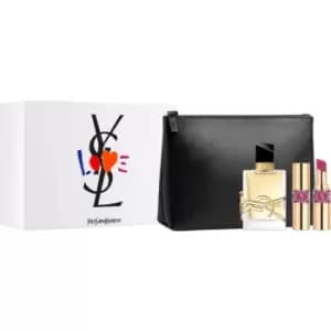 Yves Saint Laurent Libre Gift Set 50ml Eau de Parfum + Lipstick + Pouch