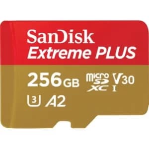 256GB Extreme Plus MicroSDXC CL10 UHSI