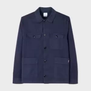 Paul Smith Mens Casual Fit Shirt Jacket Bs Zebra