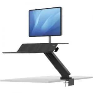 Fellowes Sit Stand Workstation Lotus RT Single Black