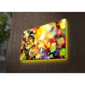 4570DACT-59 Multicolor Decorative LED Lighted Canvas Painting