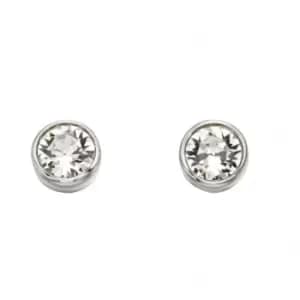 Beginnings Sterling Silver E4926C Swarovskiovski Crystal Stud Earrings