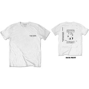 The 1975 - ABIIOR Teddy Mens Small T-Shirt - White