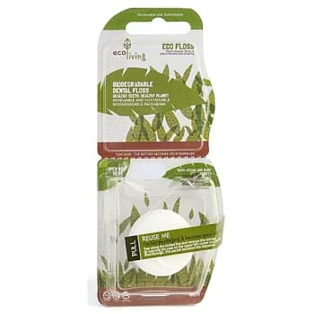 Eco Living Floss Plant Based Vegan Dental Floss 50m