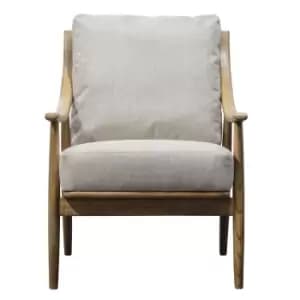 Crossland Grove Nantes Armchair Natural Linen