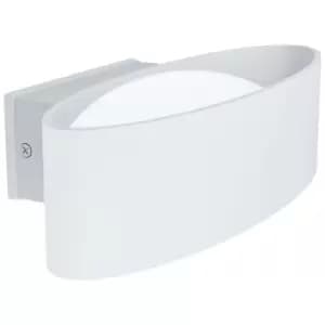 Chinoa LED Outdoor Up Down Wall Light White IP54 - Eglo