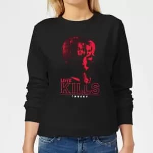 Chucky Love Kills Womens Sweatshirt - Black - L