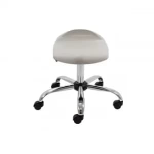 TC Office Titan Swivel Senior Stool with Castors 465-555mm, Grey
