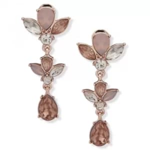 Linear Cry Clip Closed Ears Earrings