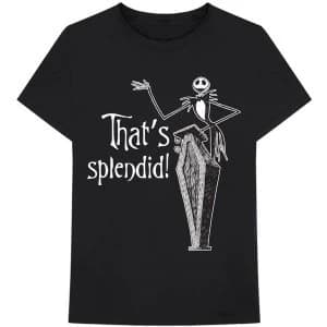 Disney - The Nightmare Before Christmas Splendid Unisex Large T-Shirt - Black