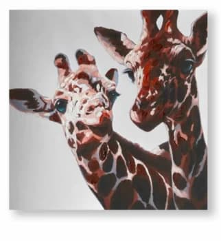 Art For The Home Patch & Savannah 70 x 70 Cotton canvas wrapped around MDF frame