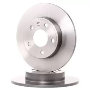 PAIR PAINTED BREMBO BRAKE DISCS 08.7627.11