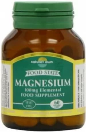 Nature's Own Magnesium 100mg 60 Tablets