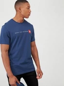 The North Face Short Sleeve Never Stop Exploring T-Shirt - Navy