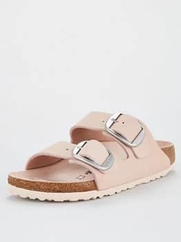 Birkenstock Arizona Double Strap Big Buckle Flat Sandals - Light Rose