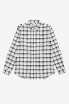 Mens Ecru Based Check Shirt