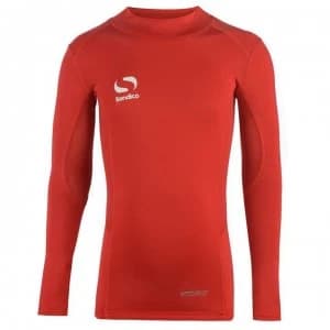 Sondico Mock Neck Baselayer Juniors - Red