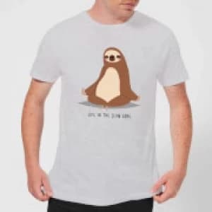 Life In The Slow Lane T-Shirt - Grey - 3XL