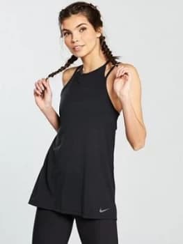 Nike Training 2 In 1 Tank Top Black Size M Women