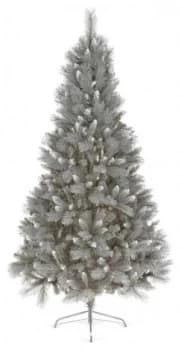Premier Decorations 7ft Silver Tip Fir Christmas Tree - Grey