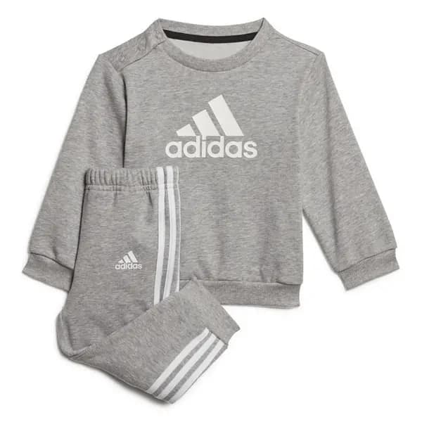 adidas Babies Crew Jogger Set Fleece Tracksuits 0-3 Months Blue 31818320050