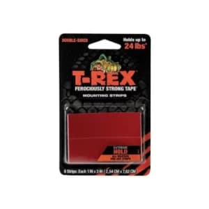 Shurtape T-REX Extreme Hold Mounting Strips 2.54 x 7.62cm (Pack 8)