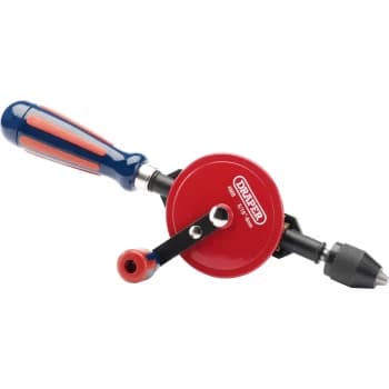Draper 8mm 3/8" Chuck Double Pinion Hand Drill