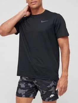 Nike Training Hyperdry T-Shirt - Black, Size S, Men