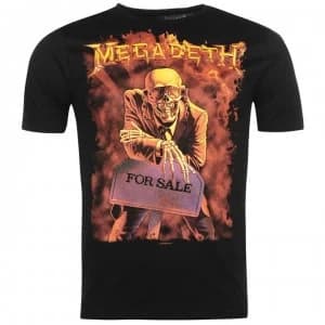 Official Megadeth Band T Shirt - For Sale